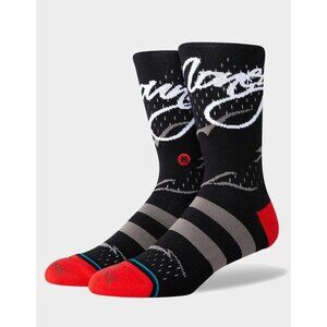 NWT Stance Lil Wayne Tha Carter III YMCMB Infiknit Black Crew Socks Sz M (6-8.5)